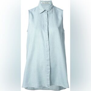Acne Studios Sleeveless Denim Shirt